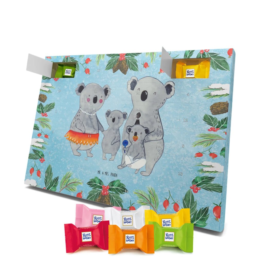 Chocolate advent calendar Koala Family Father's Day, Mother's Day, children, siblings, family life