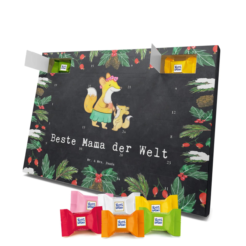 Chocolate advent calendar Fox best mom in the world gift, birthday, gift idea, birthday present, giving, thank you, for, make you happy, gift tip, Best Mom, Mother&#39;s Day, Best, Daughter, Son, Thank You, Mother, Super Mom