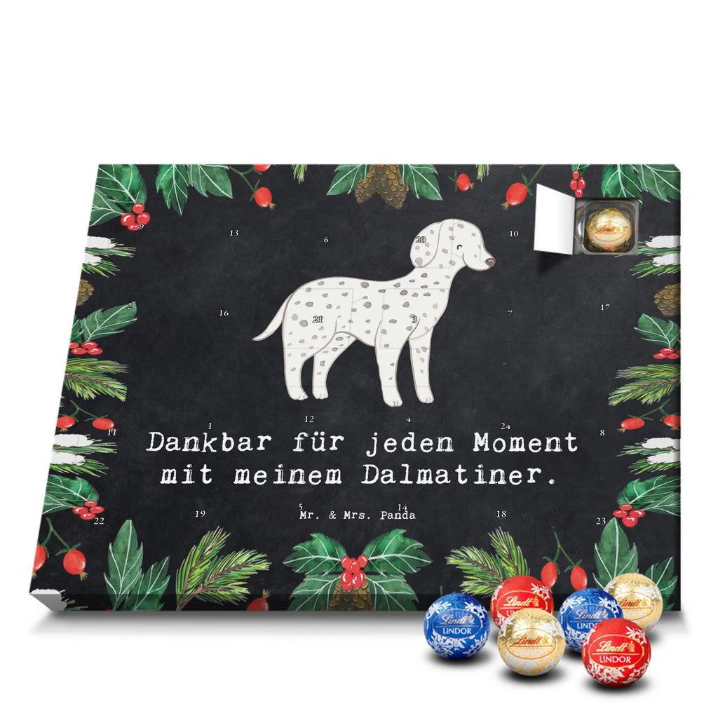 Chocolate advent calendar Dalmatian moment puppy, dog owner, purebred dog, dog breed, giving, animal lover, gift