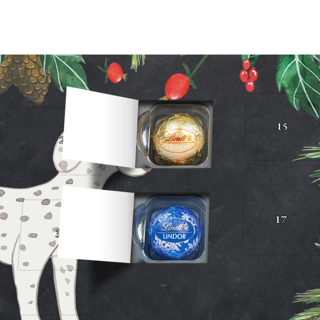 Chocolate advent calendar Dalmatian moment puppy, dog owner, purebred dog, dog breed, giving, animal lover, gift