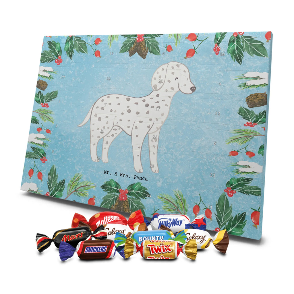 Chocolate advent calendar Dalmatian moment puppy, dog owner, purebred dog, dog breed, giving, animal lover, gift