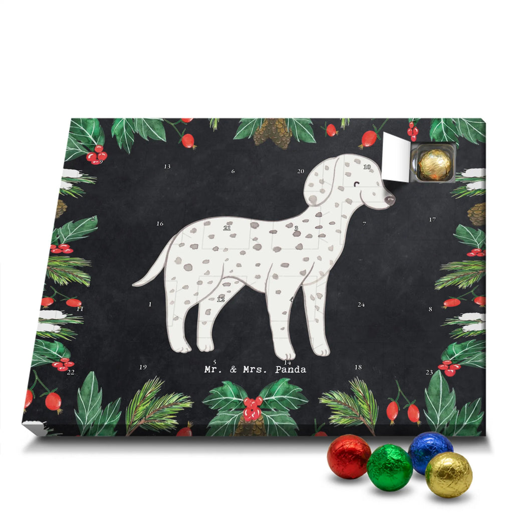 Chocolate advent calendar Dalmatian moment puppy, dog owner, purebred dog, dog breed, giving, animal lover, gift