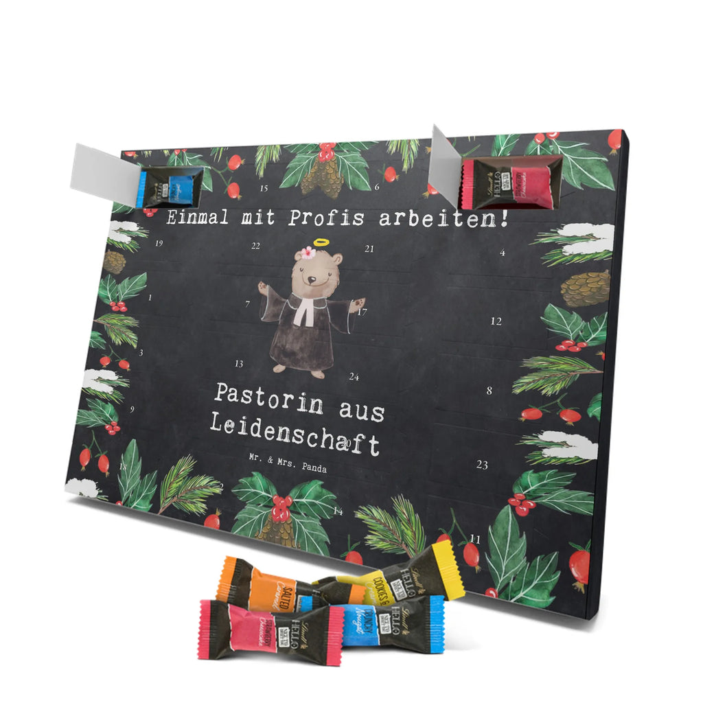 Chocolate advent calendar Pastor Passion gift, sayings, gift idea, best, farewell gift, passing exam, anniversary, retirement, promotion, job start, profession