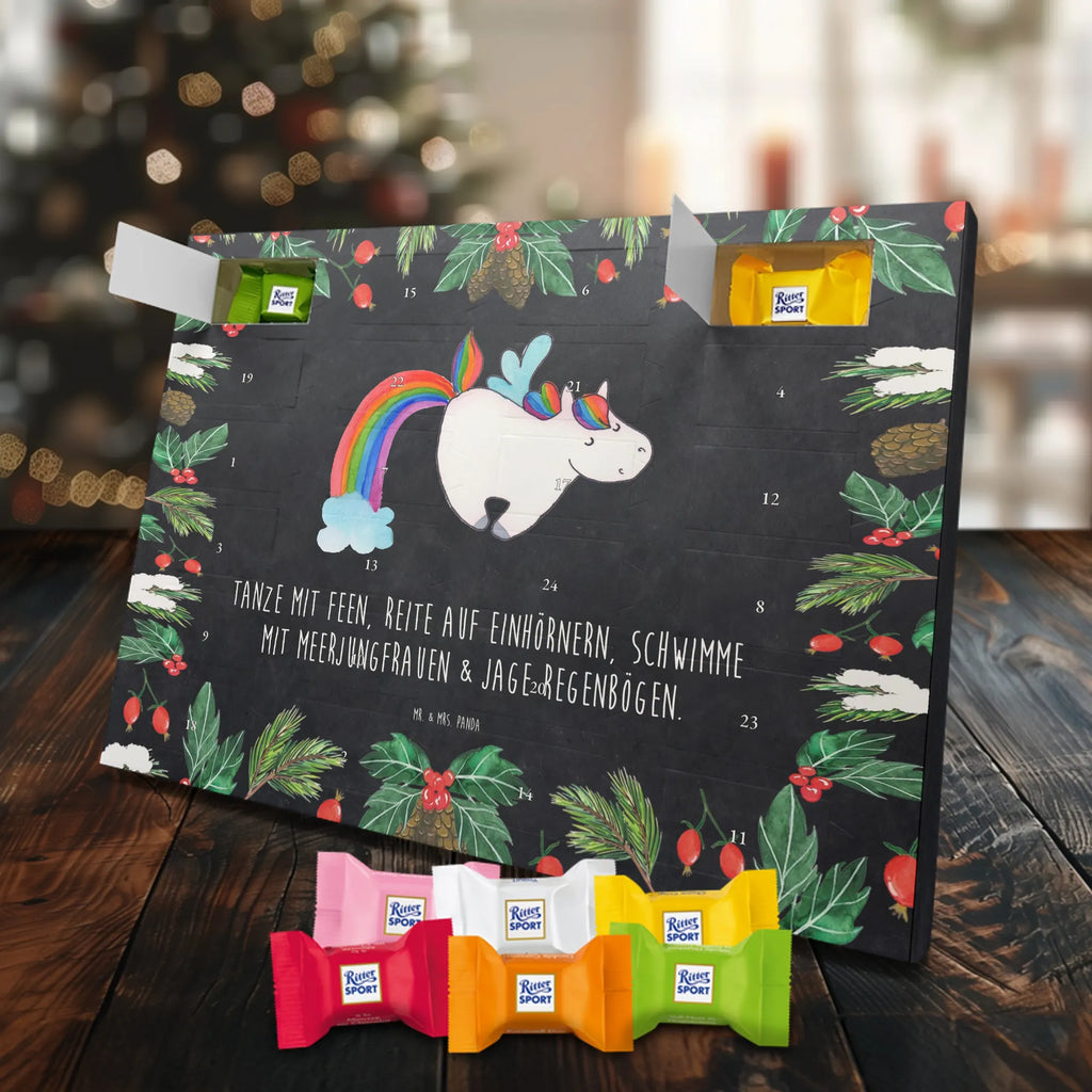 Chocolate advent calendar unicorn Pegasus growing up, pegasus, rainbow, reality, playing, unicorn love, saying fun