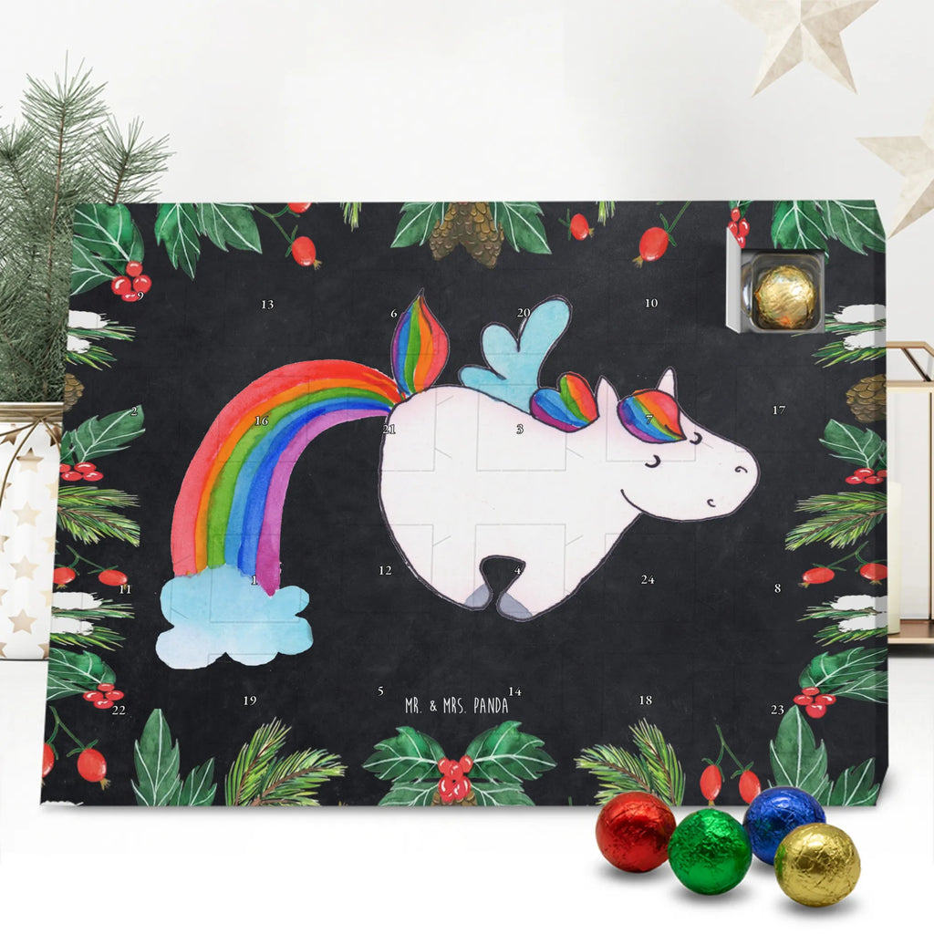 Chocolate advent calendar unicorn Pegasus growing up, pegasus, rainbow, reality, playing, unicorn love, saying fun