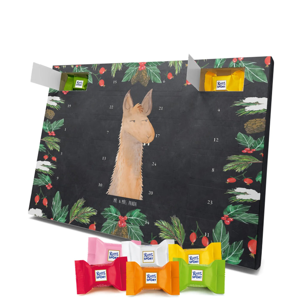 Chocolate advent calendar llama head Annoyed Llama, alpaca, trendy animal, best friend, being right, being annoyed, office life, apprentice, girlfriend