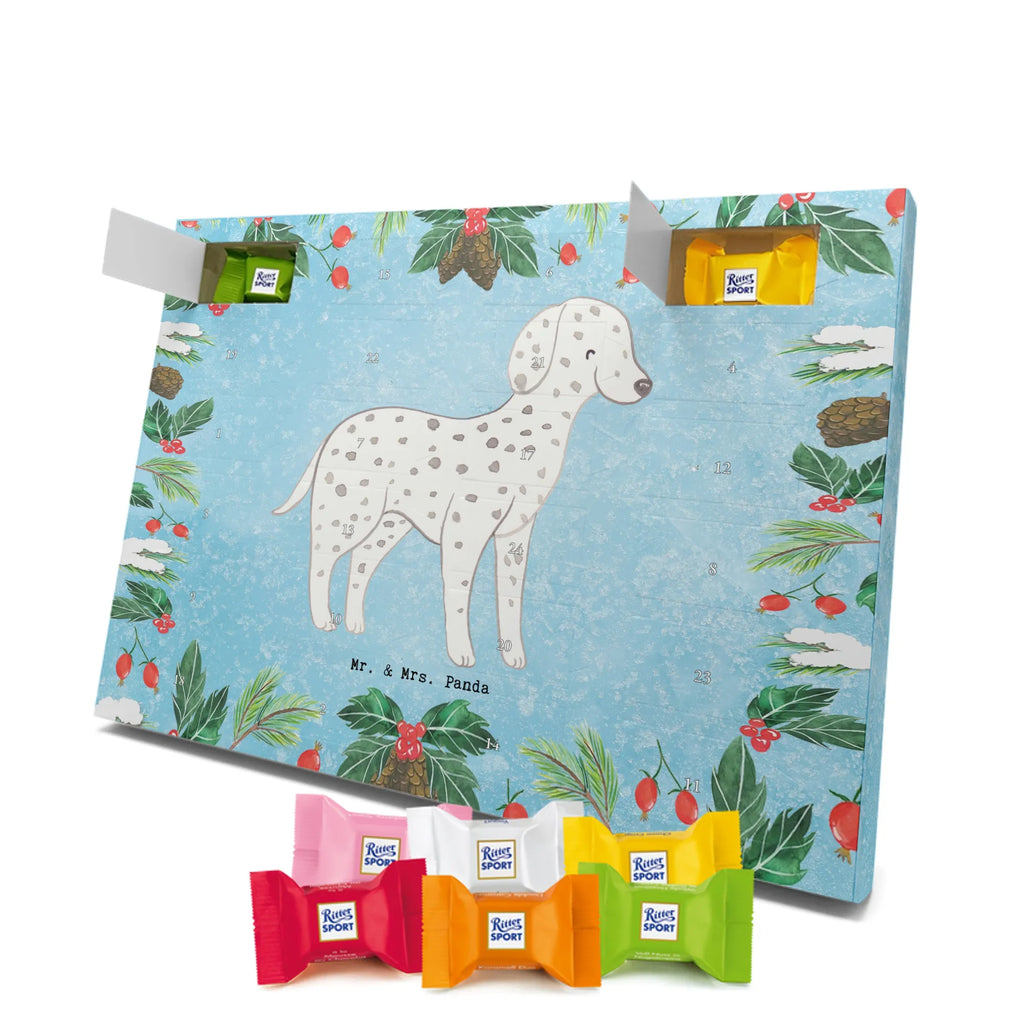 Chocolate advent calendar Dalmatian moment puppy, dog owner, purebred dog, dog breed, giving, animal lover, gift