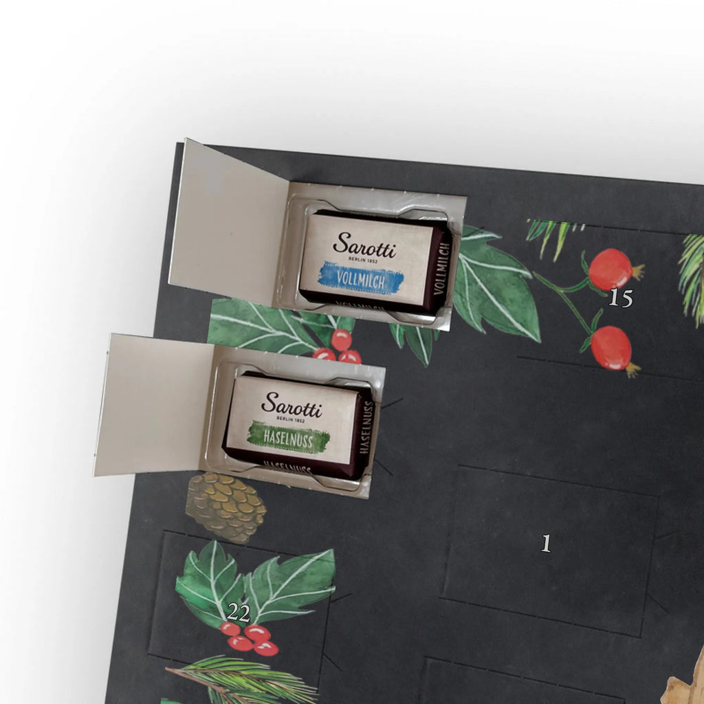 Chocolate advent calendar bear World&#39;s Best Dad gift, birthday, gift idea, birthday present, giving, thank you, for, make you happy, gift tip, best, gift father, parents, Father, man, little thing