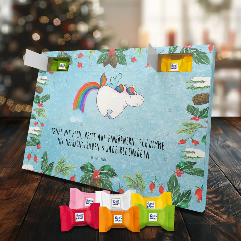 Chocolate advent calendar unicorn Pegasus growing up, pegasus, rainbow, reality, playing, unicorn love, saying fun