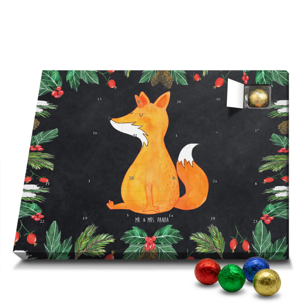 Chocolate advent calendar unicorn Wish foxes, fox horns