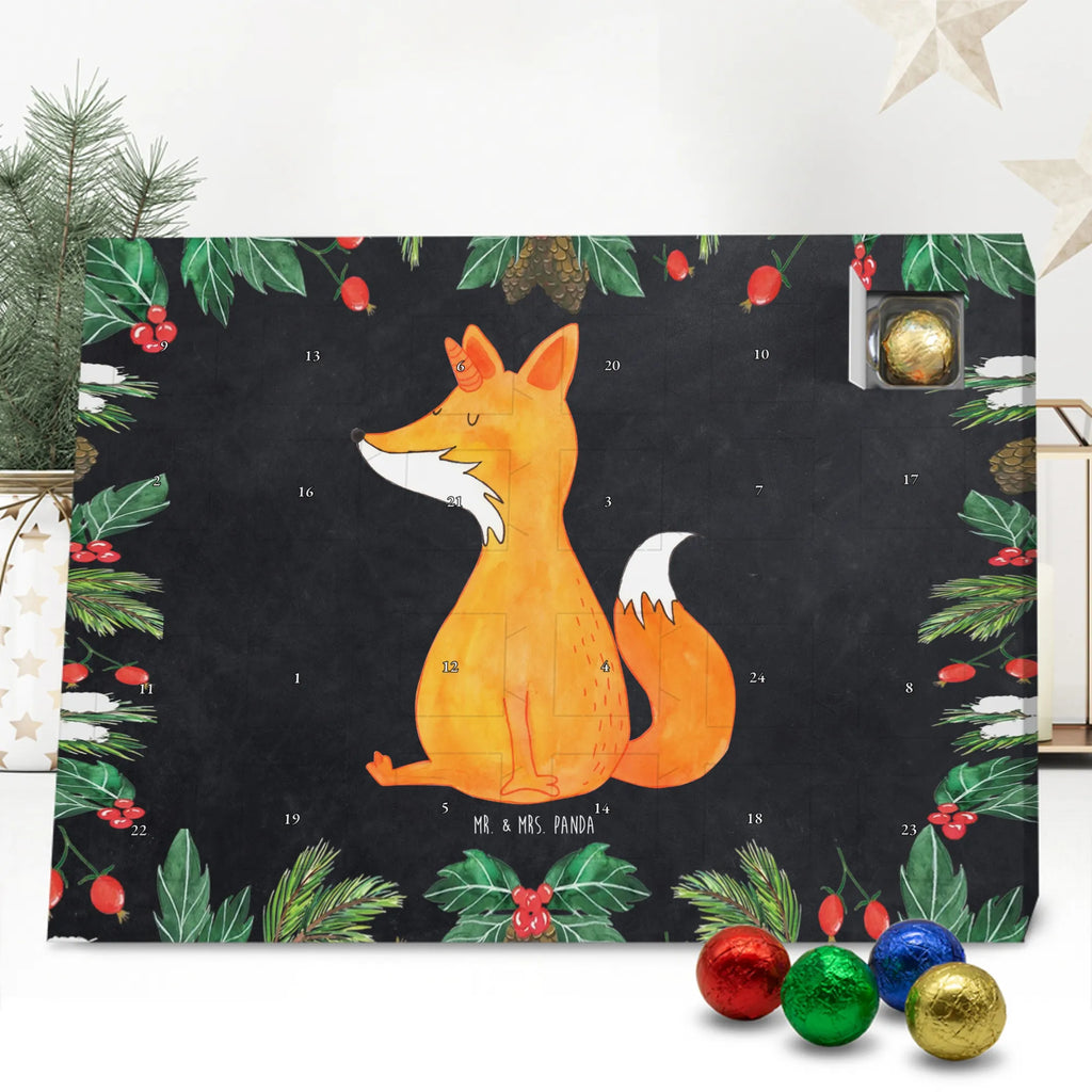 Chocolate advent calendar unicorn Wish foxes, fox horns