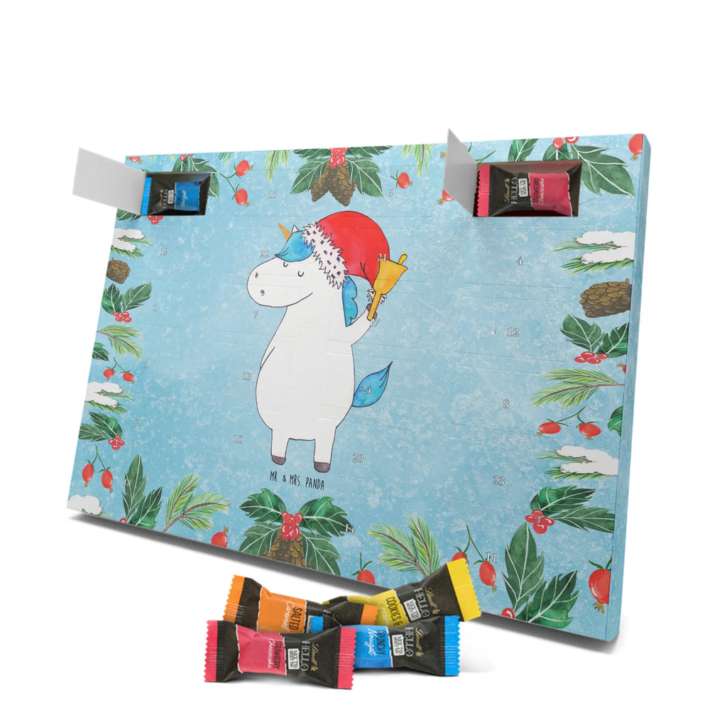 Chocolate advent calendar unicorn Santa Claus fairy dust, santa claus, chocolate, santa, wish list, gift, christmas present