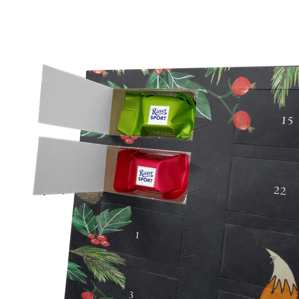 Chocolate advent calendar Fox biscuit forest wildlife, clever as a fox, foxes, animal lover, baking saying, cookies, christmas present, kitchen decoration, christmas time