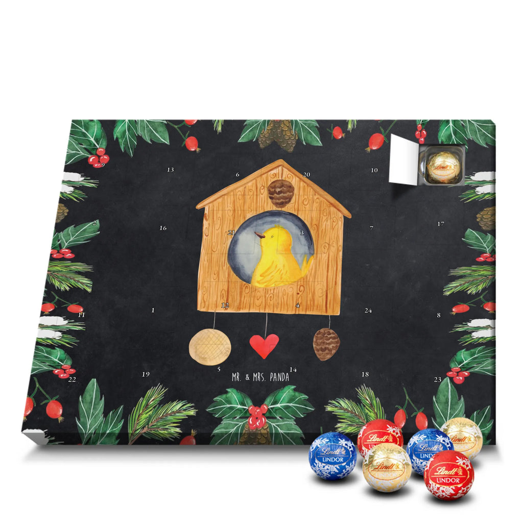 Chocolate advent calendar birdhouse Home gift ideas, gifts, small animals, good mood, cute, funny sayings, cute animal motives, hand drawn, special gifts, card, animal lover, gift, moving out, birdhouse, bird, moving in, house building, moving gift