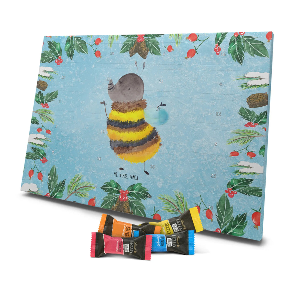 Chocolate advent calendar bumblebee fluffy gift ideas, gifts, small animals, good mood, cute, funny sayings, cute animal motives, hand drawn, special gifts, card, animal lover, Fluffy, Bumblebee, Nature, Flower