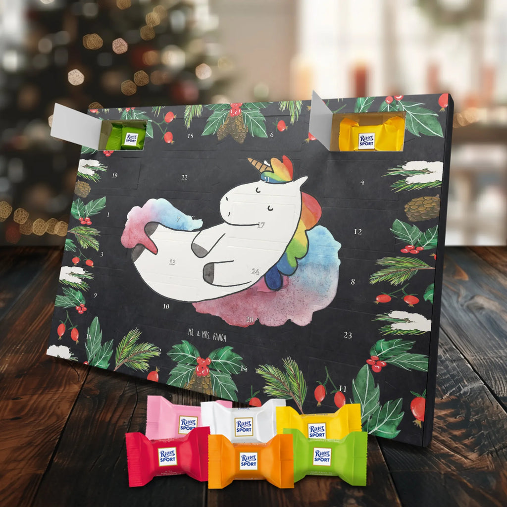 Chocolate advent calendar unicorn cloud 7 witty, faith, people, gift, reality, in love