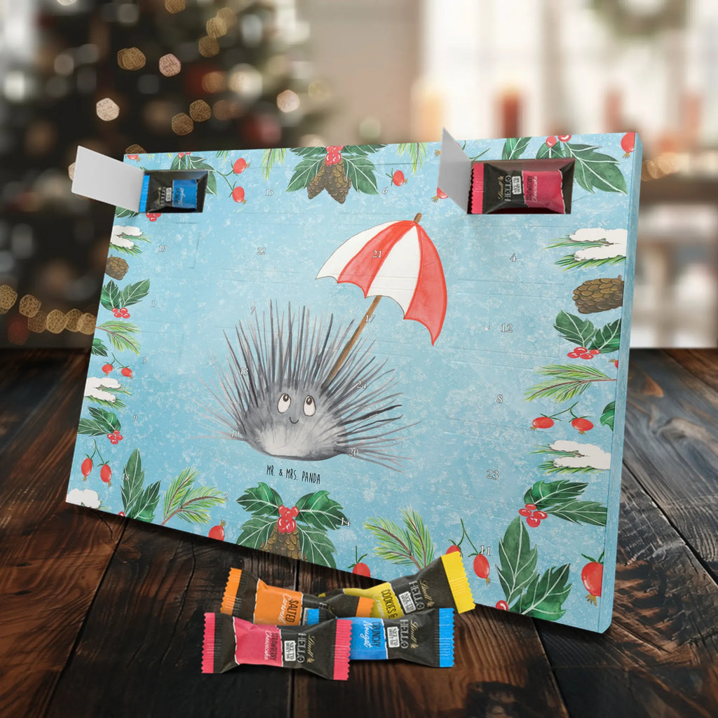 Chocolate advent calendar Sea urchins vacation, seafood posters, lobster, deep sea, corals, seafood decoration, shells, Seafood, whale, platypus, reef, gifts for seafood lovers, gift ideas, water world, ocean, crocodile, manatee, aquatic animals, sea urchin, shrimp, underwater world, narwhal, underwater animals, seafood fans, living, self-acceptance, sea urchins, self-love, mindfulness, here and now