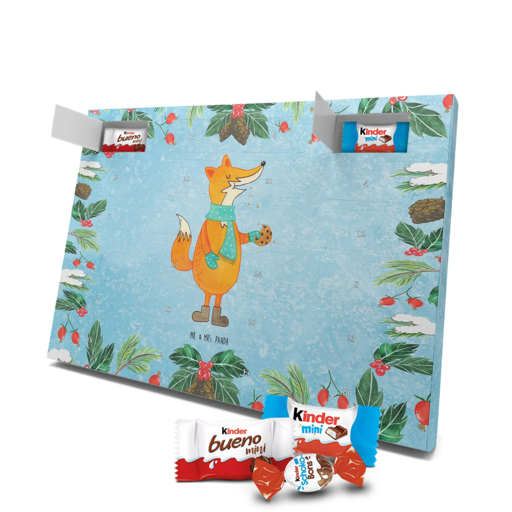 Chocolate advent calendar Fox biscuit forest wildlife, clever as a fox, foxes, animal lover, baking saying, cookies, christmas present, kitchen decoration, christmas time