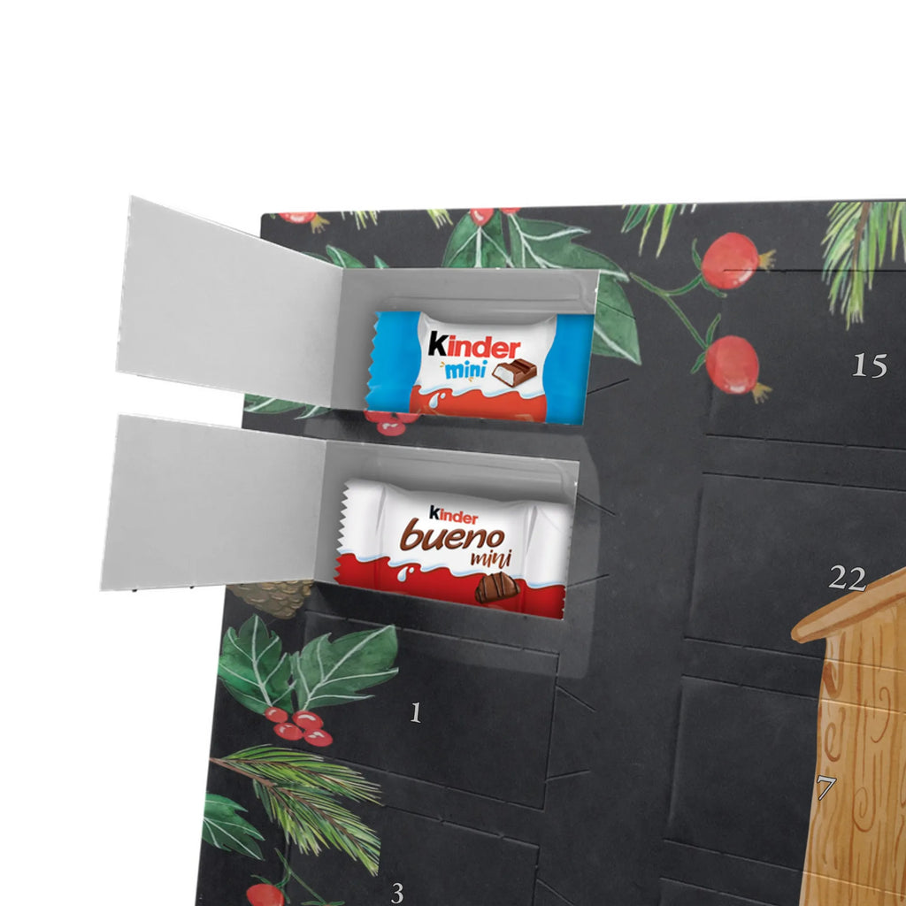 Chocolate advent calendar birdhouse Home gift ideas, gifts, small animals, good mood, cute, funny sayings, cute animal motives, hand drawn, special gifts, card, animal lover, gift, moving out, birdhouse, bird, moving in, house building, moving gift