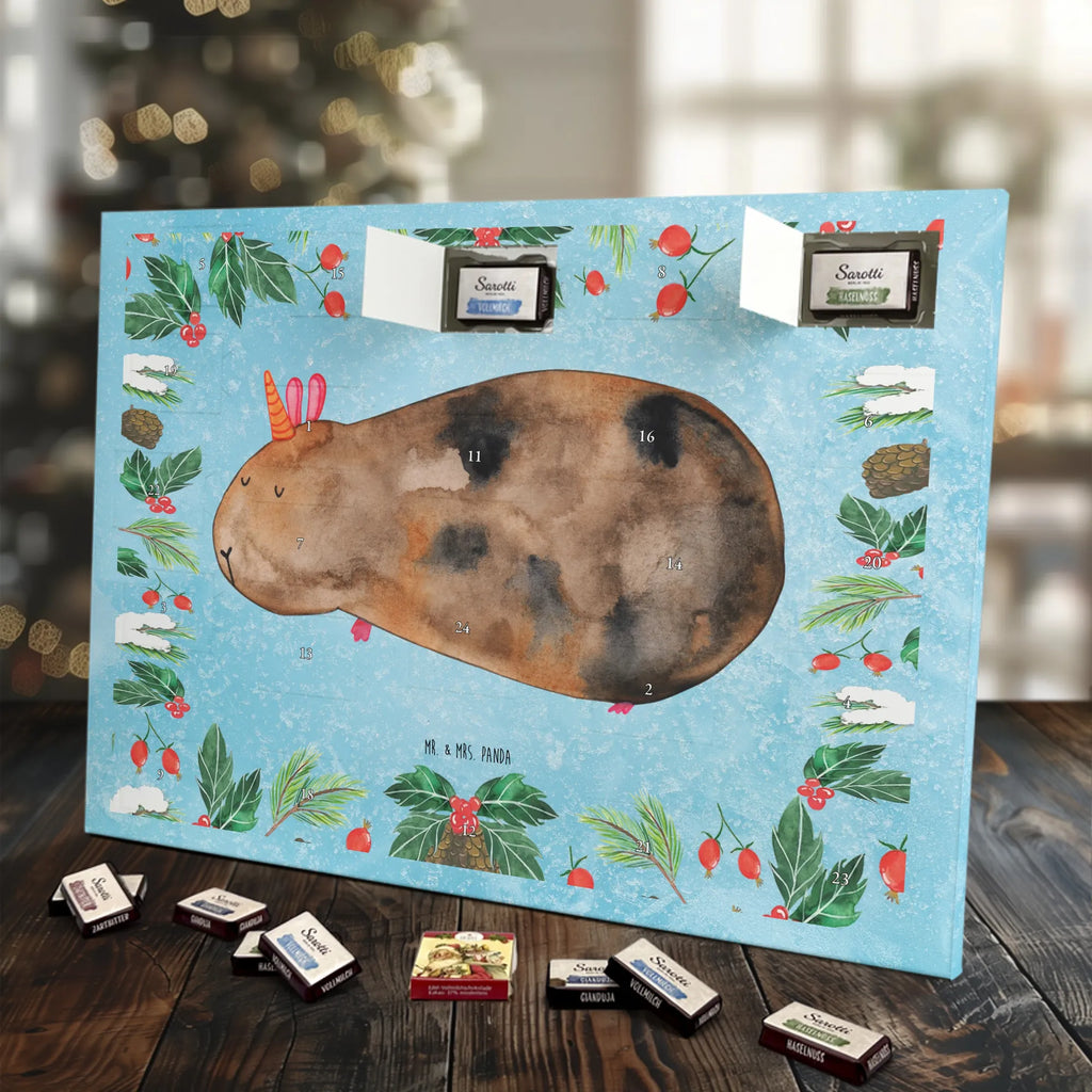 Chocolate advent calendar unicorn Guinea pig guinea pig, squirrels