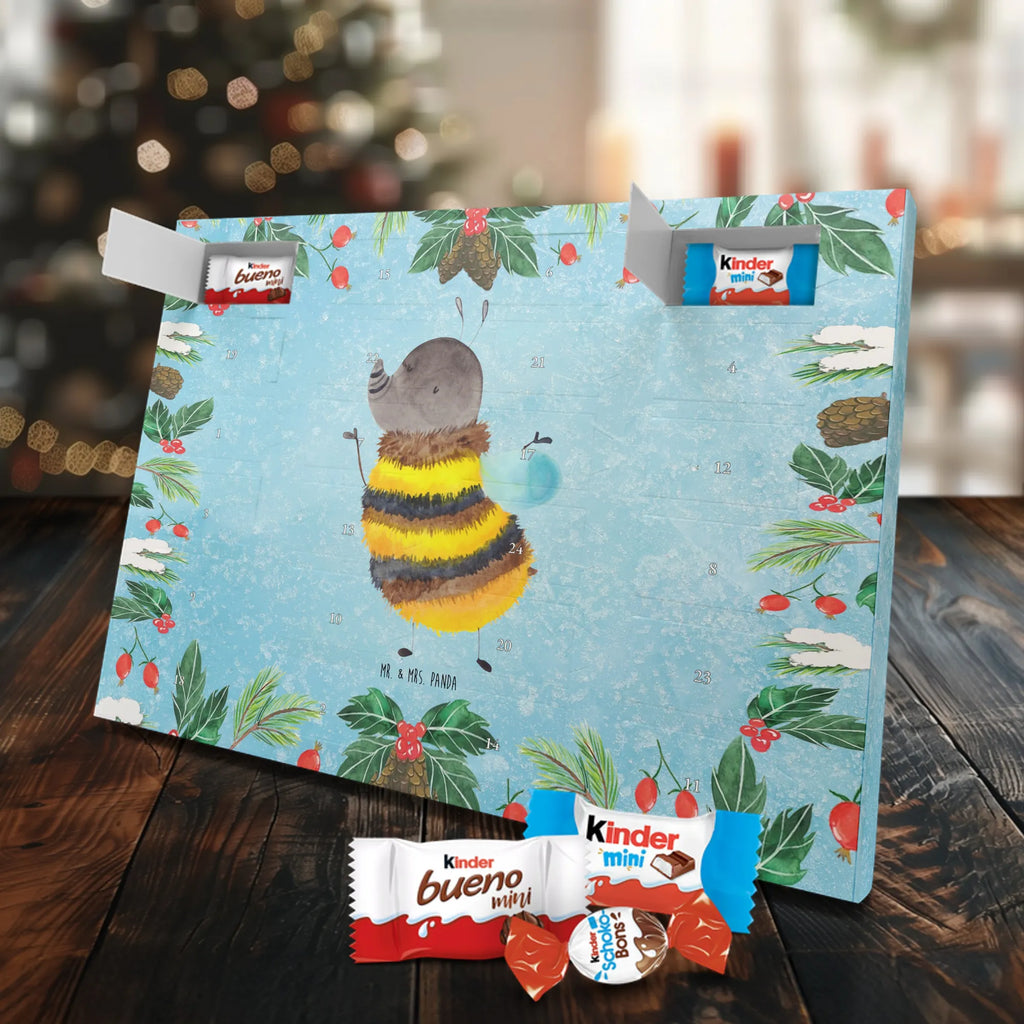 Chocolate advent calendar bumblebee fluffy gift ideas, gifts, small animals, good mood, cute, funny sayings, cute animal motives, hand drawn, special gifts, card, animal lover, Fluffy, Bumblebee, Nature, Flower