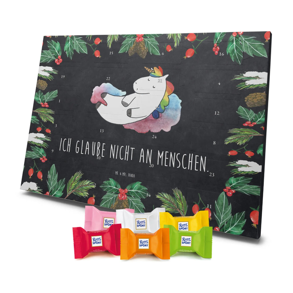 Chocolate advent calendar unicorn cloud 7 witty, faith, people, gift, reality, in love