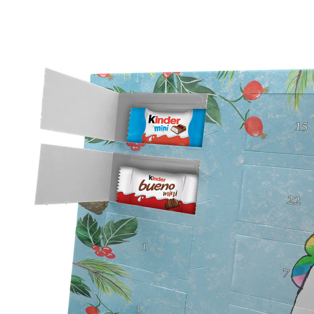 Chocolate advent calendar unicorn Sad friends, Friendship, consoling, grief, greeting card, flower