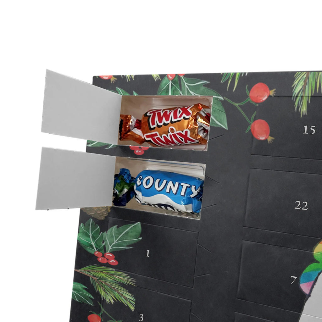 Chocolate advent calendar unicorn Sad friends, Friendship, consoling, grief, greeting card, flower