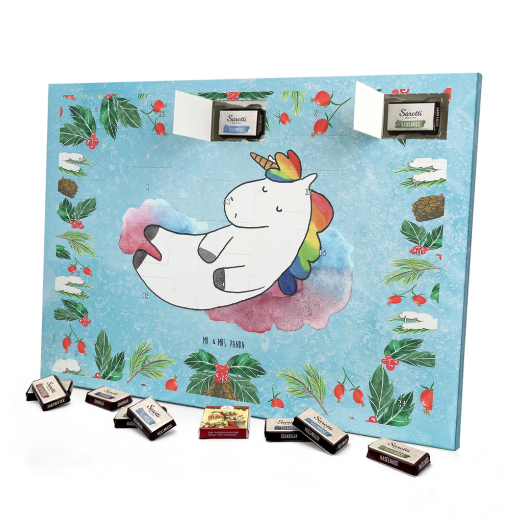 Chocolate advent calendar unicorn cloud 7 witty, faith, people, gift, reality, in love