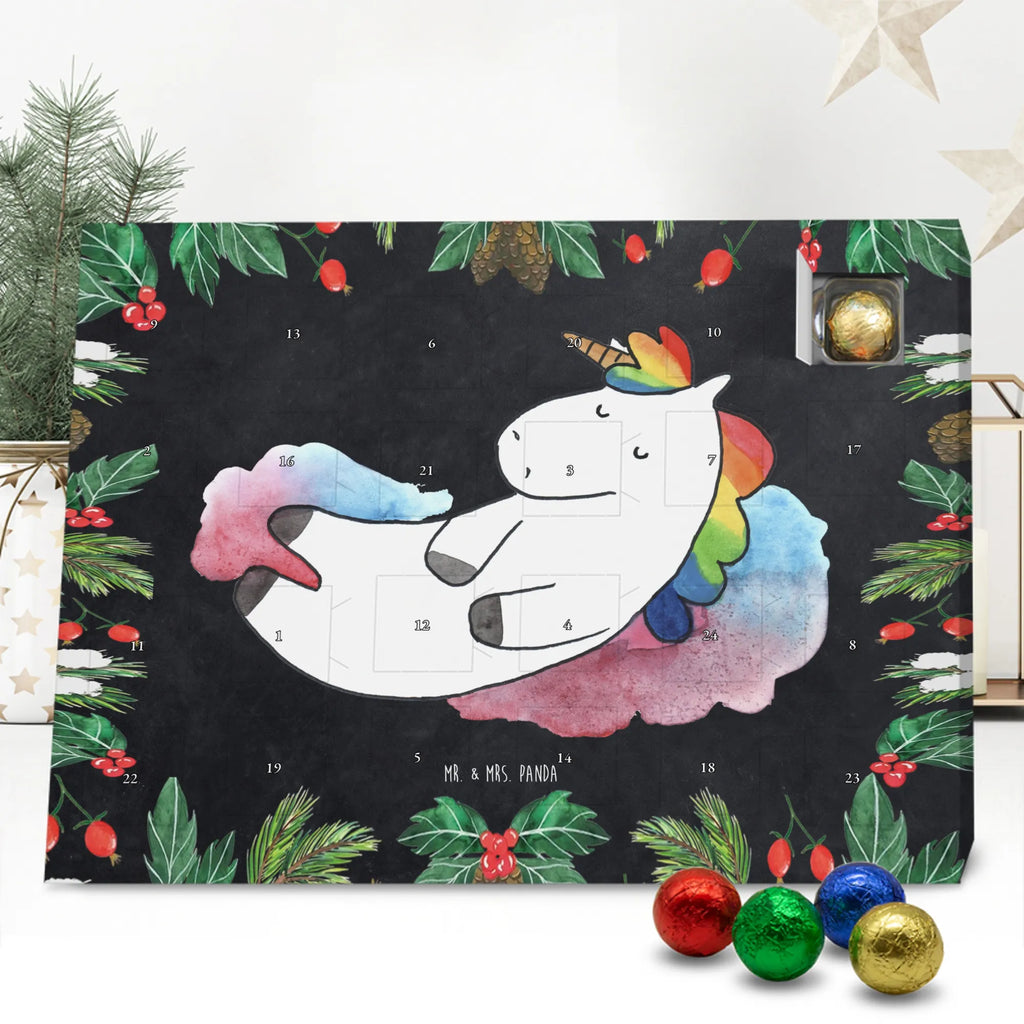 Chocolate advent calendar unicorn cloud 7 witty, faith, people, gift, reality, in love