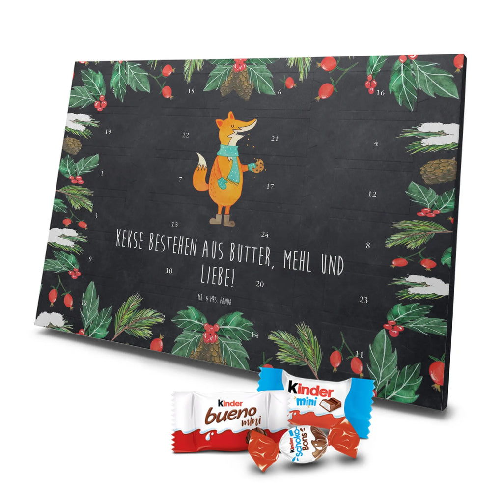 Chocolate advent calendar Fox biscuit forest wildlife, clever as a fox, foxes, animal lover, baking saying, cookies, christmas present, kitchen decoration, christmas time