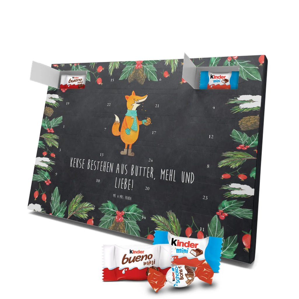 Chocolate advent calendar Fox biscuit forest wildlife, clever as a fox, foxes, animal lover, baking saying, cookies, christmas present, kitchen decoration, christmas time