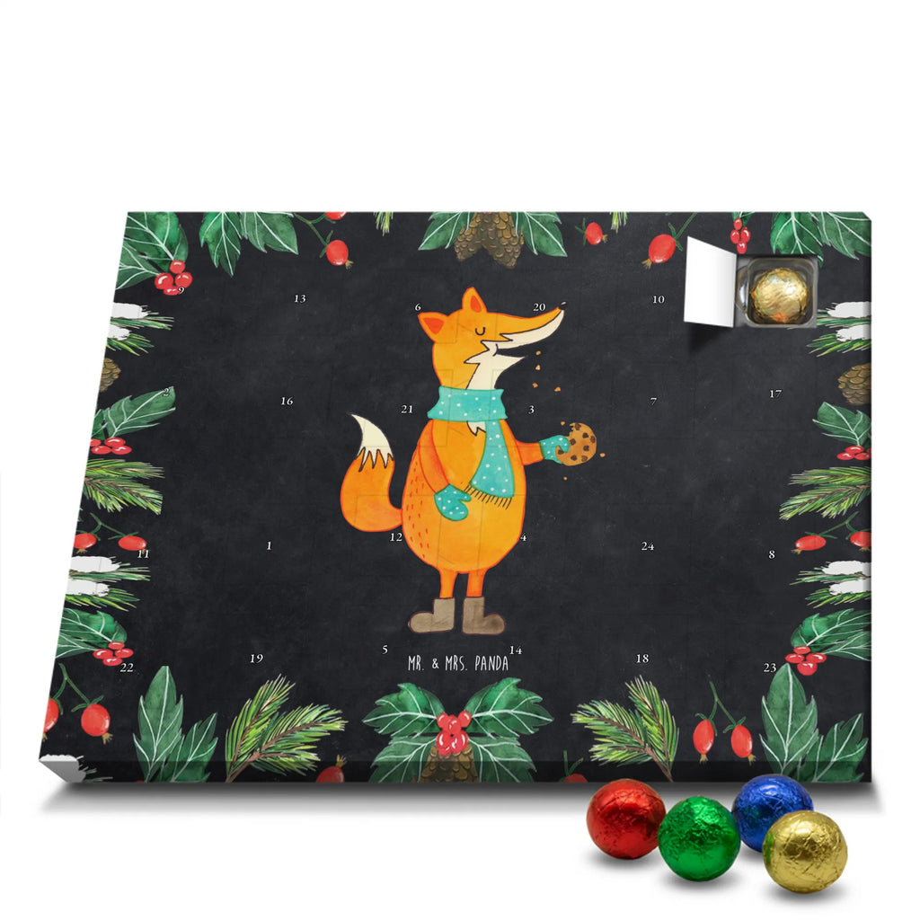 Chocolate advent calendar Fox biscuit forest wildlife, clever as a fox, foxes, animal lover, baking saying, cookies, christmas present, kitchen decoration, christmas time