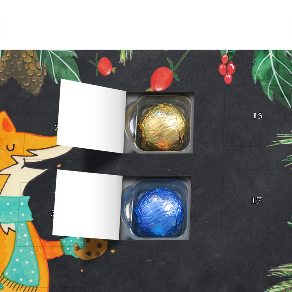 Chocolate advent calendar Fox biscuit forest wildlife, clever as a fox, foxes, animal lover, baking saying, cookies, christmas present, kitchen decoration, christmas time