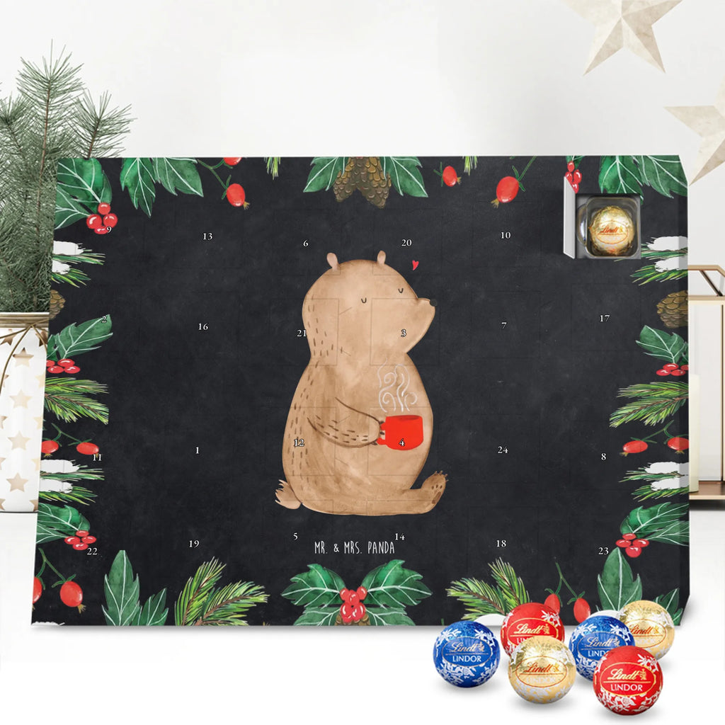 Chocolate advent calendar bear Coffee cuddly toy, teddy bear, morning routine, save the world, bears, good morning, conquer the world
