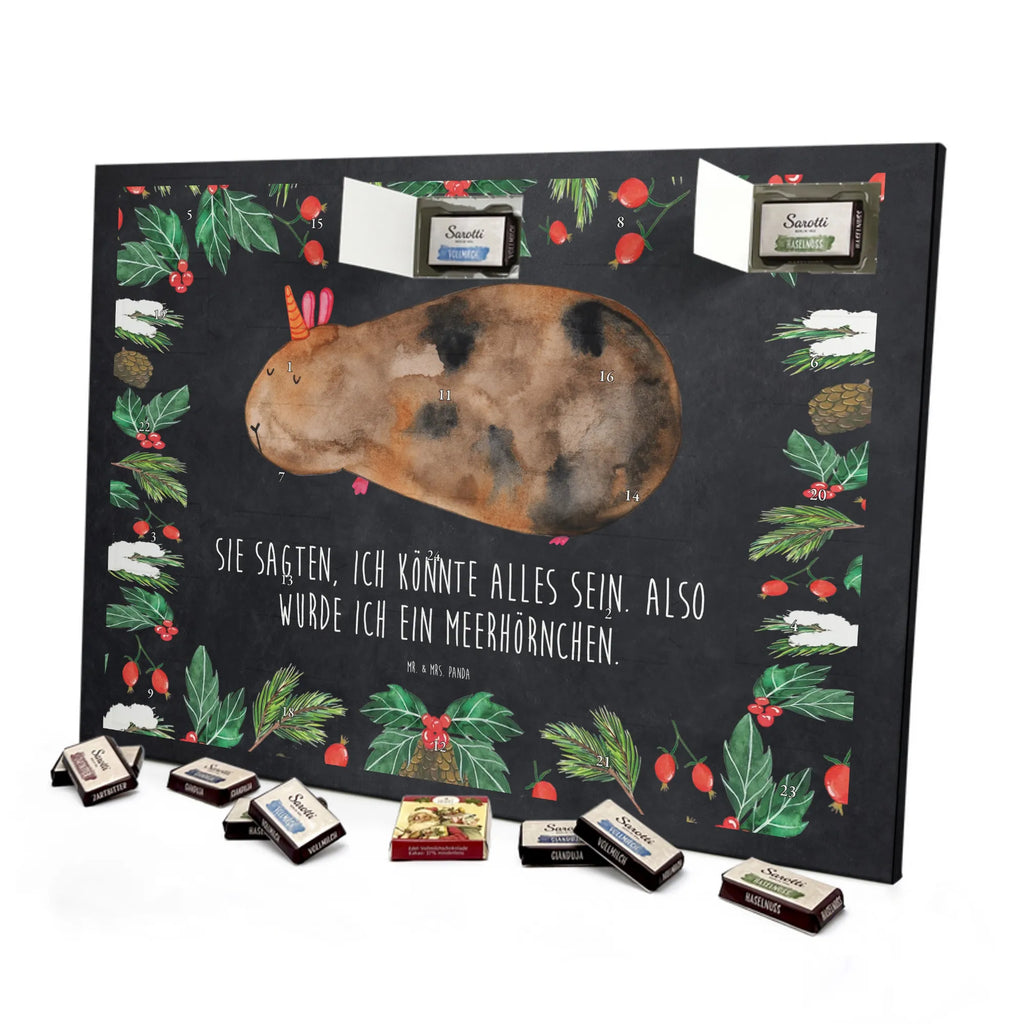 Chocolate advent calendar unicorn Guinea pig guinea pig, squirrels