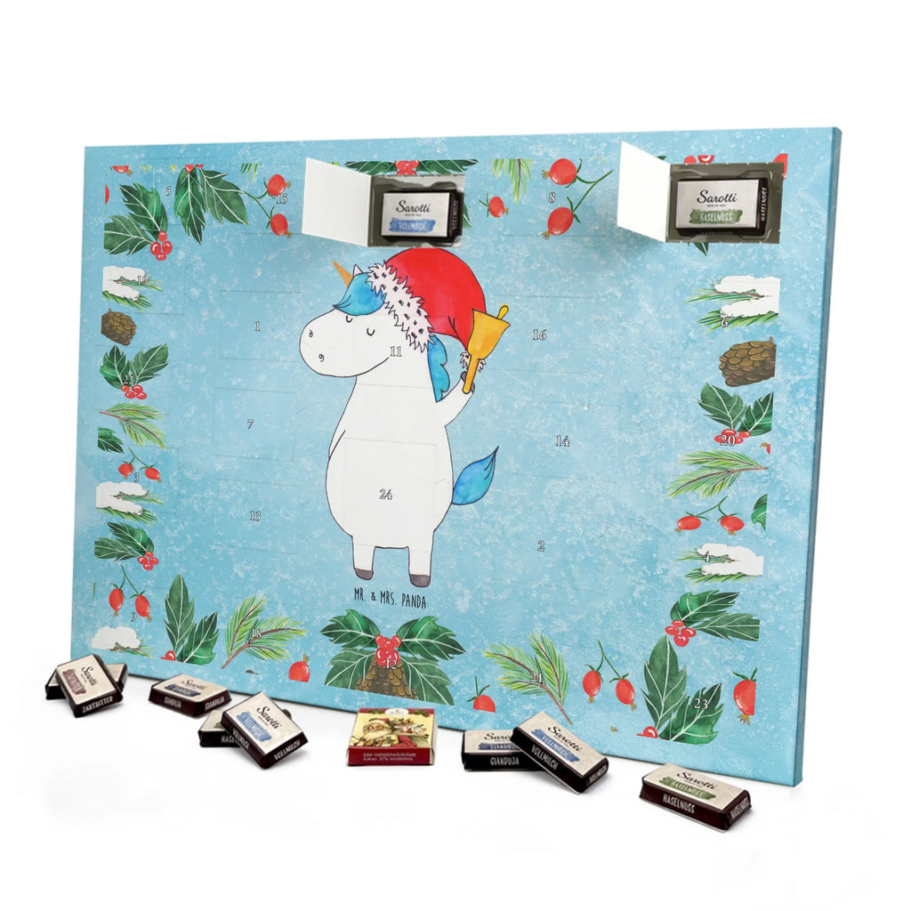 Chocolate advent calendar unicorn Santa Claus fairy dust, santa claus, chocolate, santa, wish list, gift, christmas present