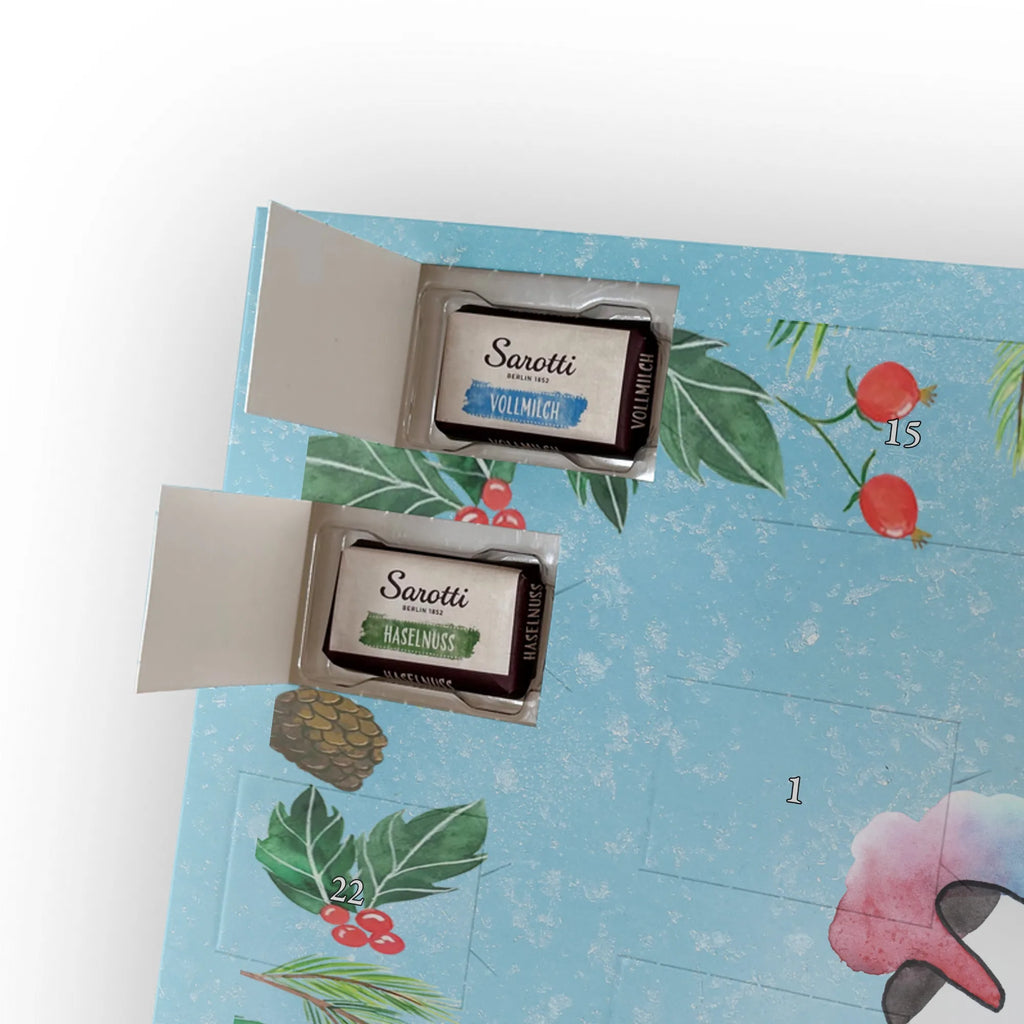 Chocolate advent calendar unicorn cloud 7 witty, faith, people, gift, reality, in love