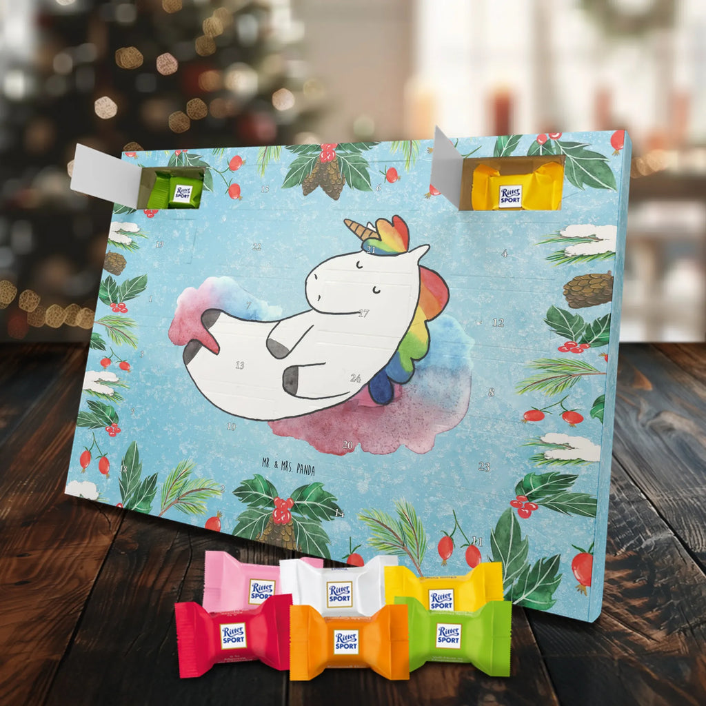 Chocolate advent calendar unicorn cloud 7 witty, faith, people, gift, reality, in love