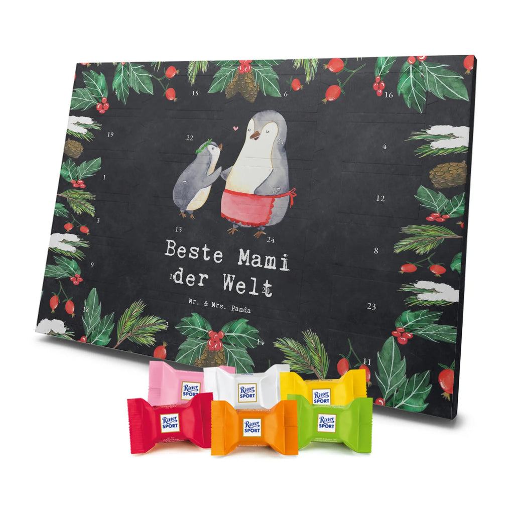 Chocolate advent calendar penguin Best mom in the world gift, birthday, gift idea, birthday present, giving, thank you, for, make you happy, gift tip, Daughter, Super Mom, Best, Best Mom, Thank You, Mother, Mother&#39;s Day, Son