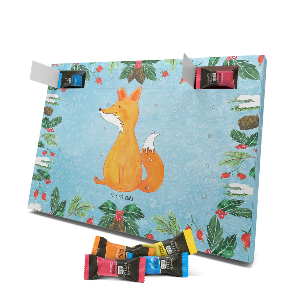 Chocolate advent calendar unicorn Wish foxes, fox horns