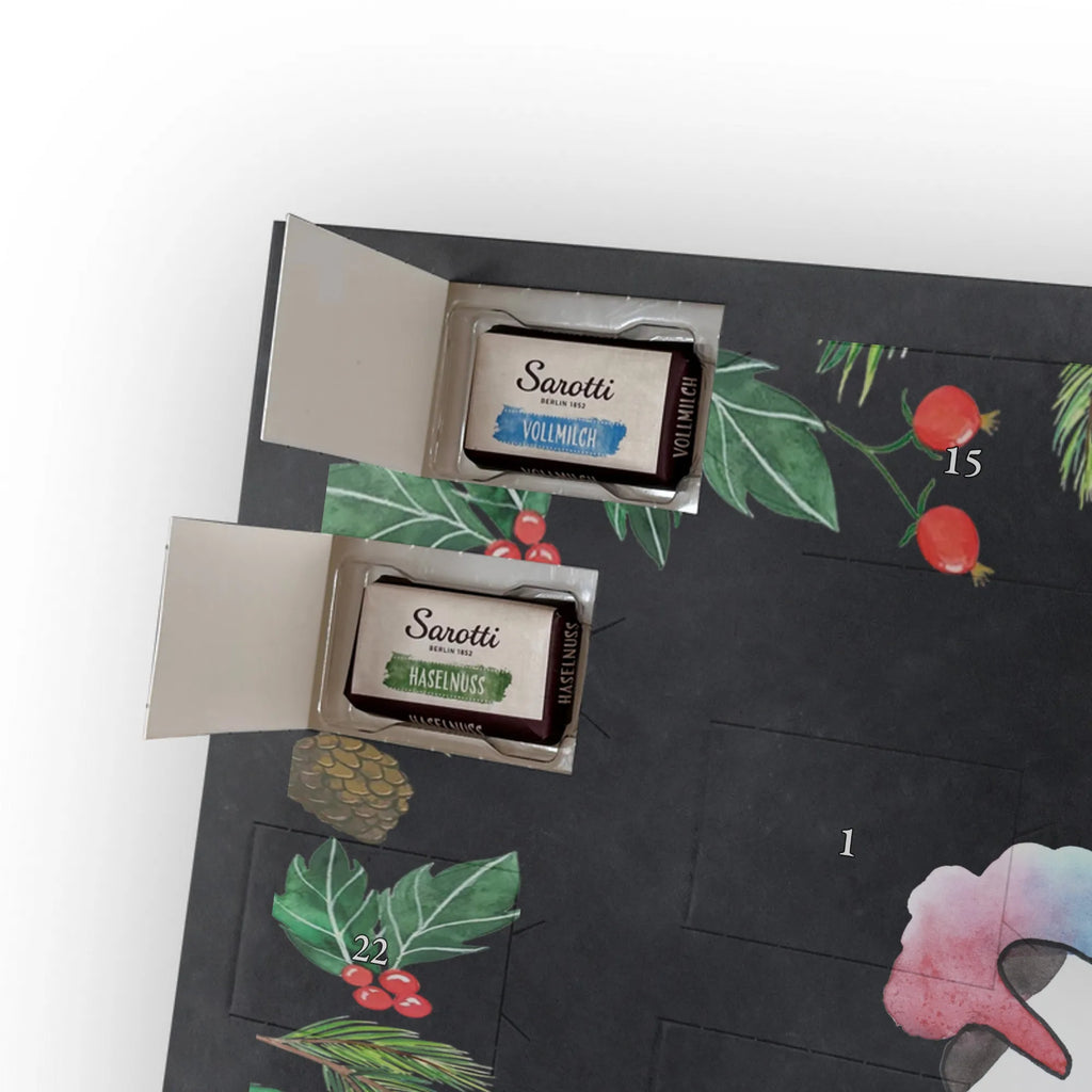 Chocolate advent calendar unicorn cloud 7 witty, faith, people, gift, reality, in love