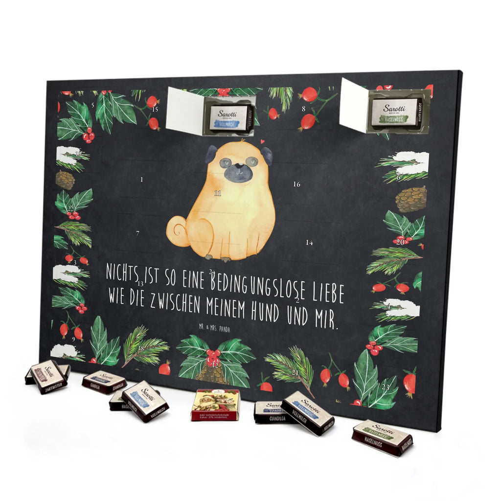 Chocolate advent calendar Pug mutt, dog sayings, love dogs, dog mama, funny gifts for dog owners, woof, what do you give a dog lover, dog breed, Christmas gifts for dogs, gifts for dogs, bag with dog print, love for dogs, hound, dog decorative items, Pug, dog love