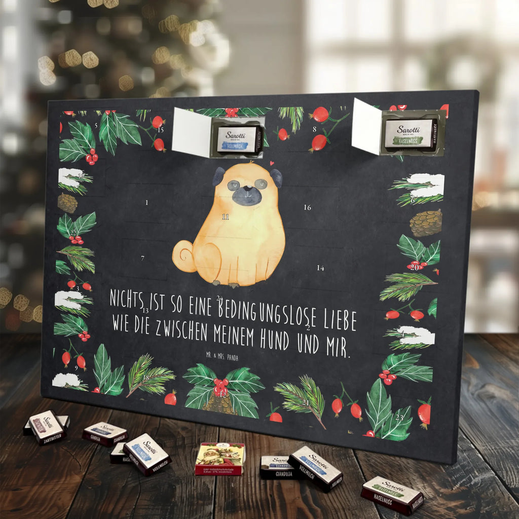 Chocolate advent calendar Pug mutt, dog sayings, love dogs, dog mama, funny gifts for dog owners, woof, what do you give a dog lover, dog breed, Christmas gifts for dogs, gifts for dogs, bag with dog print, love for dogs, hound, dog decorative items, Pug, dog love