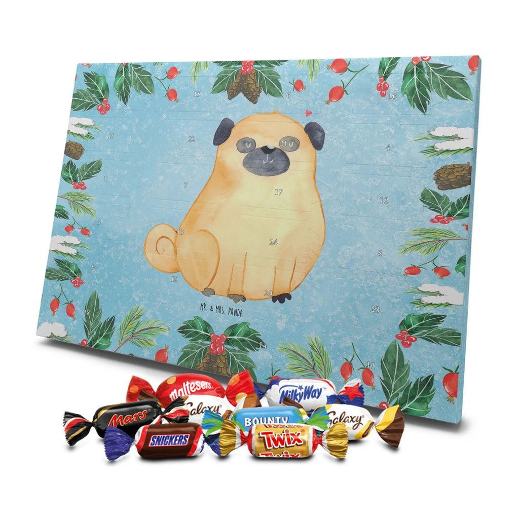Chocolate advent calendar Pug mutt, dog sayings, love dogs, dog mama, funny gifts for dog owners, woof, what do you give a dog lover, dog breed, Christmas gifts for dogs, gifts for dogs, bag with dog print, love for dogs, hound, dog decorative items, Pug, dog love