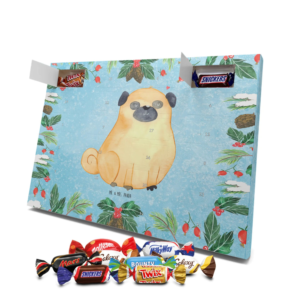 Chocolate advent calendar Pug mutt, dog sayings, love dogs, dog mama, funny gifts for dog owners, woof, what do you give a dog lover, dog breed, Christmas gifts for dogs, gifts for dogs, bag with dog print, love for dogs, hound, dog decorative items, Pug, dog love