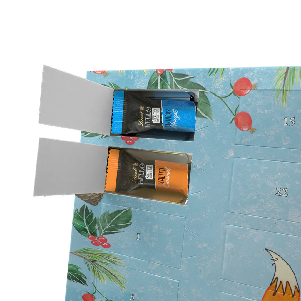 Chocolate advent calendar Fox biscuit forest wildlife, clever as a fox, foxes, animal lover, baking saying, cookies, christmas present, kitchen decoration, christmas time