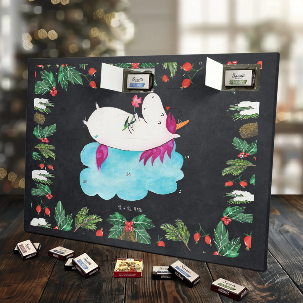 Chocolate advent calendar unicorn In love girlfriend gift, Love Proof, cloud, Girlfriend present