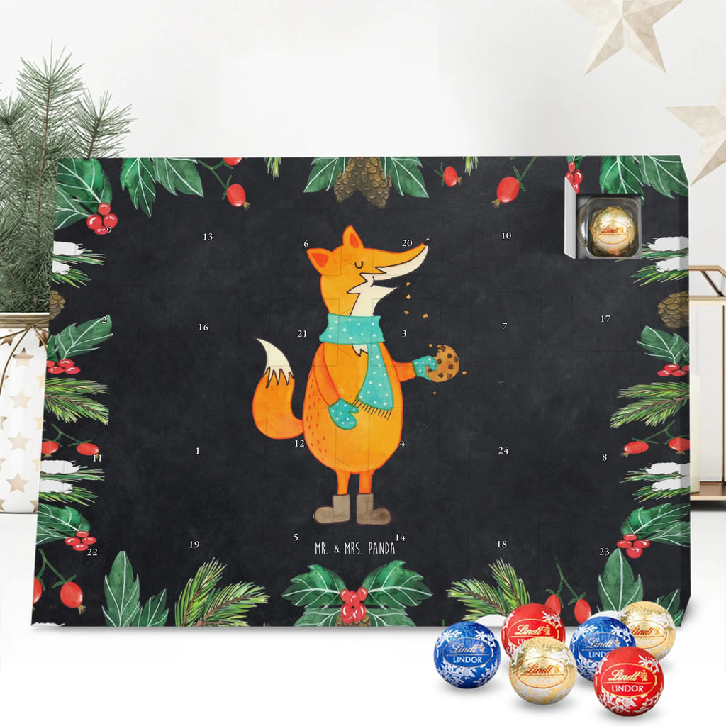 Chocolate advent calendar Fox biscuit forest wildlife, clever as a fox, foxes, animal lover, baking saying, cookies, christmas present, kitchen decoration, christmas time