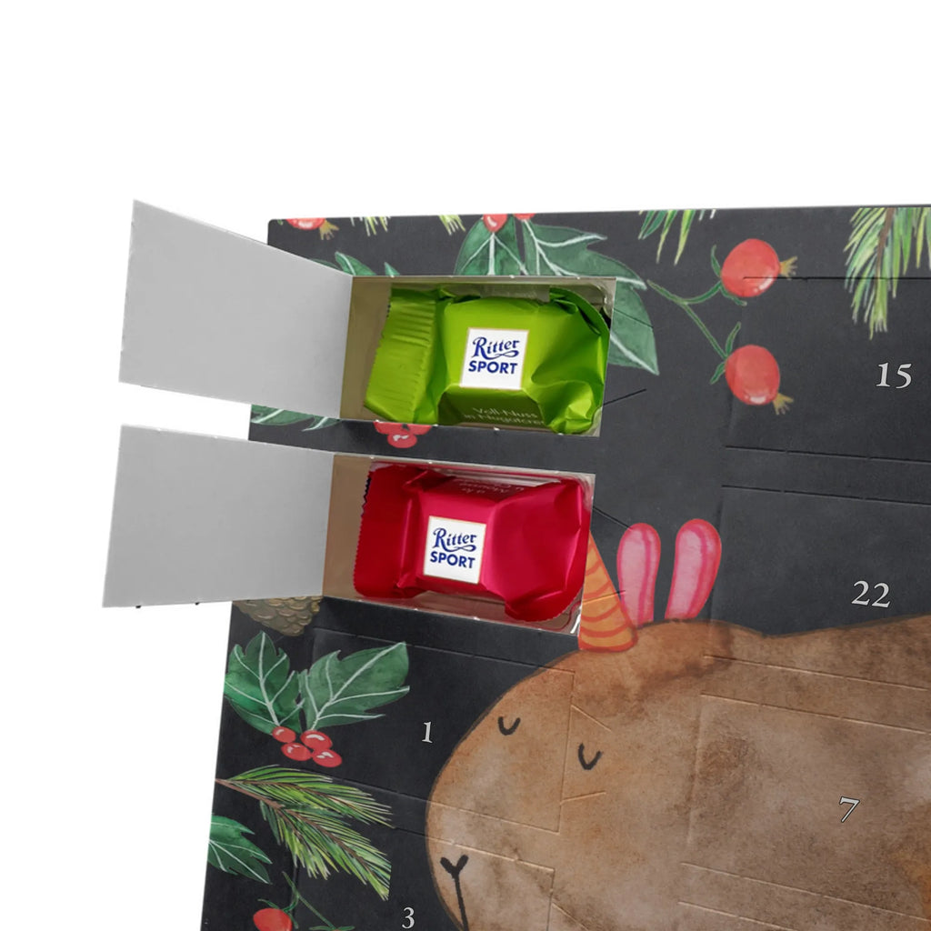 Chocolate advent calendar unicorn Guinea pig guinea pig, squirrels